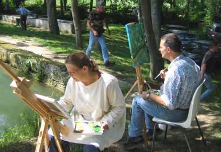 A l'tang de pche du Helloy. Juin 2006