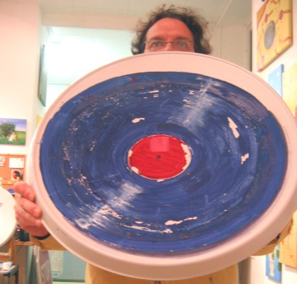 prototype du disque parabole, en gouache.