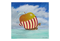 "Drakkarabe" Prparation landart viking 911-2011 : Didier Isaac (Gisors, 27)