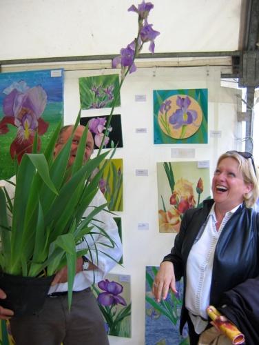 L'artiste (Isabelle Roullat, de Gisors) et son modle