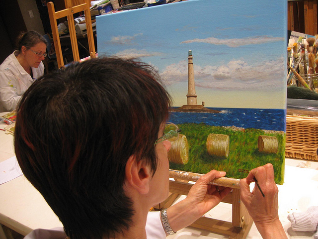 excelente participante de l'atelier du pommier, Viviane Beaun d'Aveny