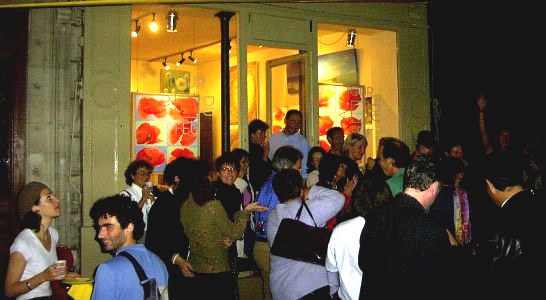 la soire pantagruelique du vernissage... 