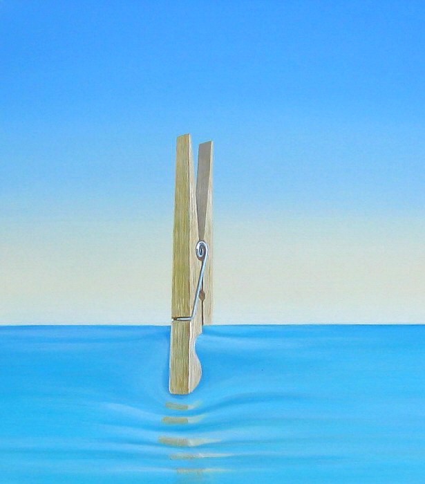 Peinture de Pierre Marcel, ayant servi  ce travail  l'cole de Saint-Point