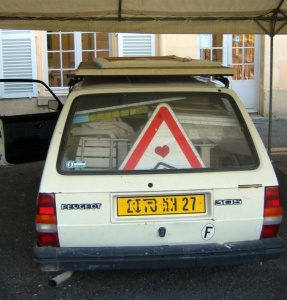 artist Pierre Marcel at Auvers sur Oise